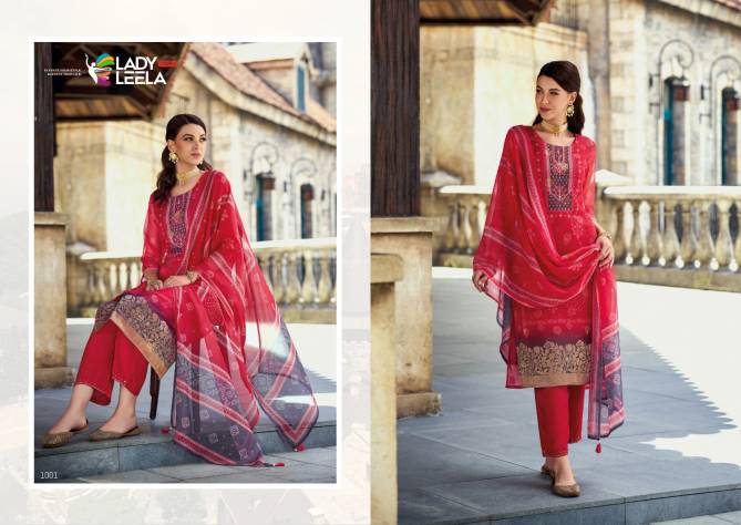 Lady Leela Hinaaz Digital Printed Readymade Suits Catalog
